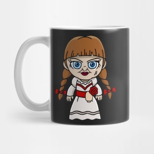 Creepy Girl Doll with Ostomy Mug